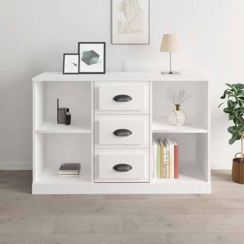 Komoda sjajna bijela 104,5x35,5x67,5 cm od konstruiranog drva - Visoko sjajno bijela 1 Cijena