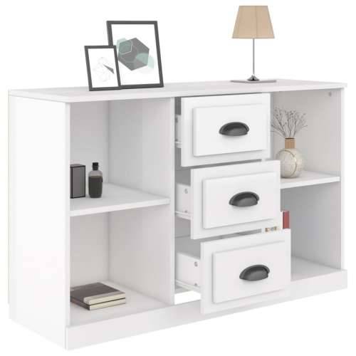 Komoda sjajna bijela 104,5x35,5x67,5 cm od konstruiranog drva - Visoko sjajno bijela 1 Cijena