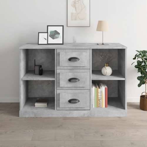 Komoda siva boja betona 104,5x35,5x67,5cm od konstruiranog drva - Beton siva 1 Cijena