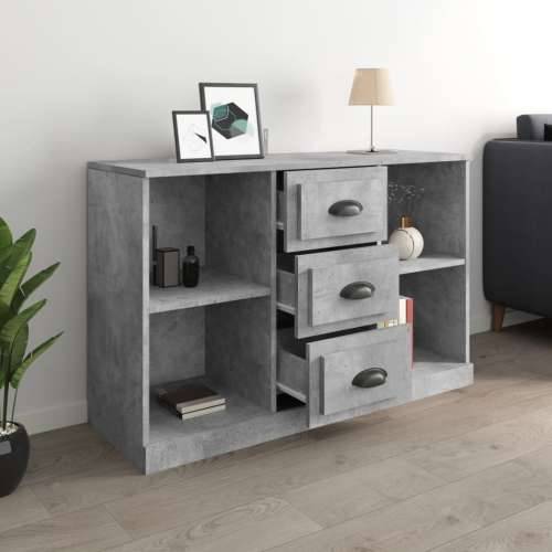 Komoda siva boja betona 104,5x35,5x67,5cm od konstruiranog drva - Beton siva 1 Cijena