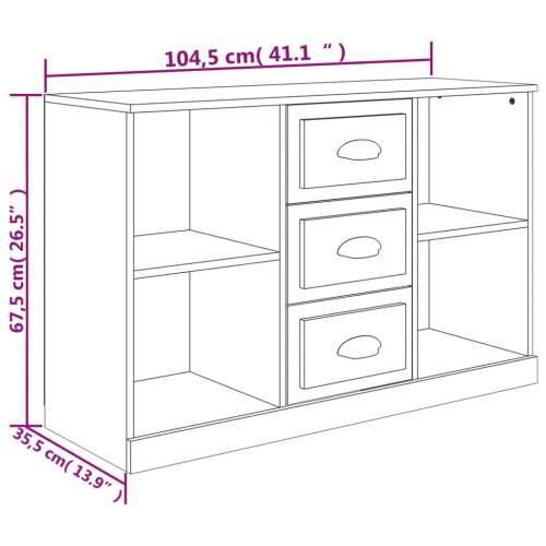 Komoda siva sonome 104,5x35,5x67,5 cm konstruirano drvo Cijena