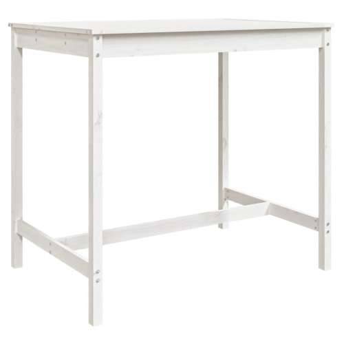 Vrtni stol bijeli 121x82,5x110 cm od masivne borovine - Bijela boja bora 121 x 82.5 x 110 cm 1 Cijena
