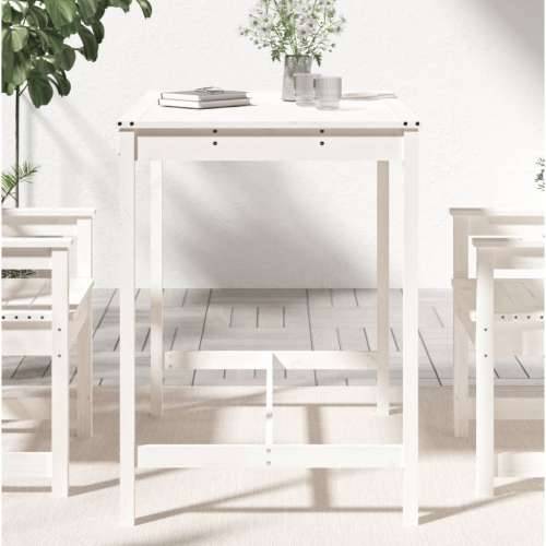 Vrtni stol bijeli 121x82,5x110 cm od masivne borovine - Bijela boja bora 121 x 82.5 x 110 cm 1 Cijena