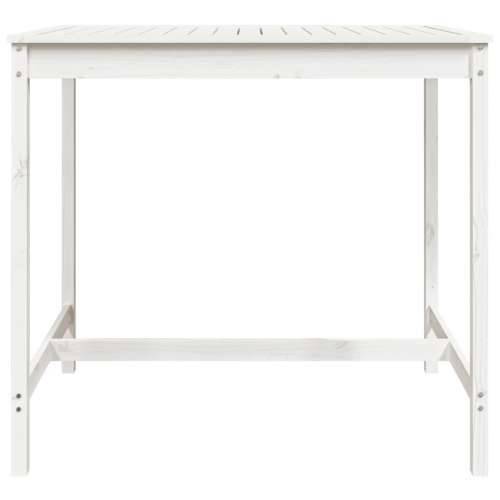 Vrtni stol bijeli 121x82,5x110 cm od masivne borovine - Bijela boja bora 121 x 82.5 x 110 cm 1 Cijena