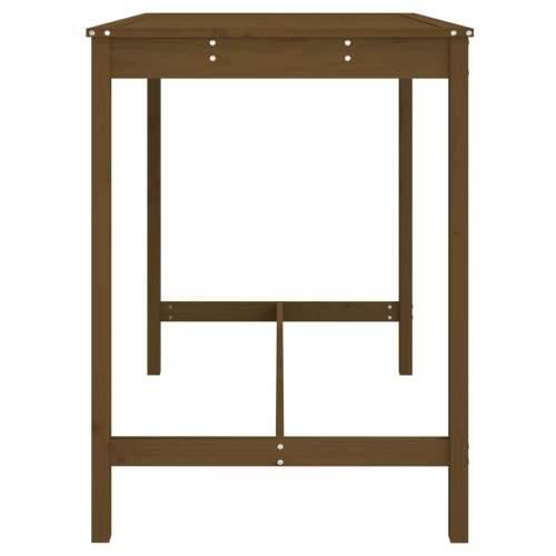Vrtni stol boja meda 121x82,5x110 cm od masivne borovine Cijena