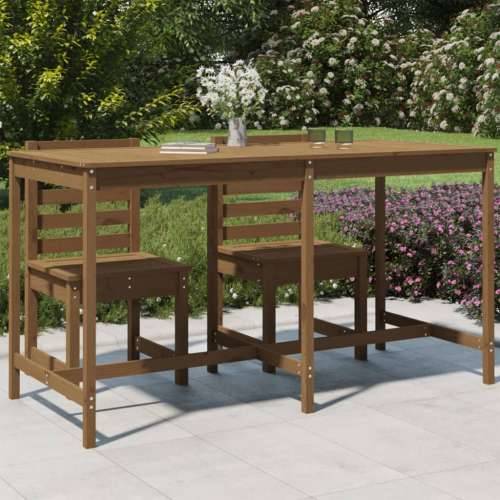 Vrtni stol boja meda 203,5x90x110 cm od masivne borovine - Smeđa boja bora 203.5 x 90 x 110 cm 1 Cijena