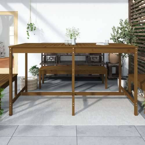 Vrtni stol boja meda 203,5x90x110 cm od masivne borovine - Smeđa boja bora 203.5 x 90 x 110 cm 1 Cijena