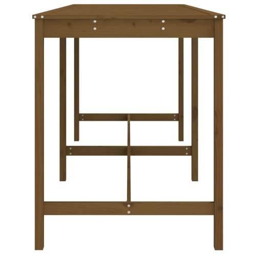 Vrtni stol boja meda 203,5x90x110 cm od masivne borovine - Smeđa boja bora 203.5 x 90 x 110 cm 1 Cijena