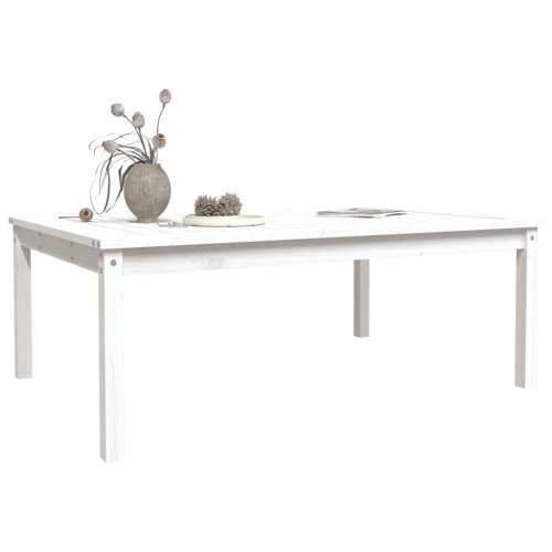 Vrtni stol bijeli 121x82,5x45 cm od masivne borovine - Bijela boja bora 121 x 82.5 x 45 cm 1 Cijena