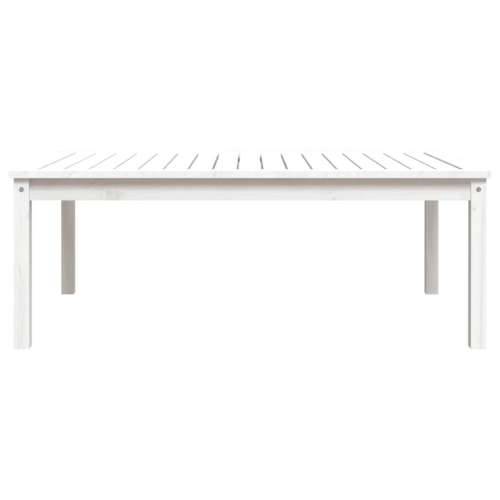 Vrtni stol bijeli 121x82,5x45 cm od masivne borovine - Bijela boja bora 121 x 82.5 x 45 cm 1 Cijena