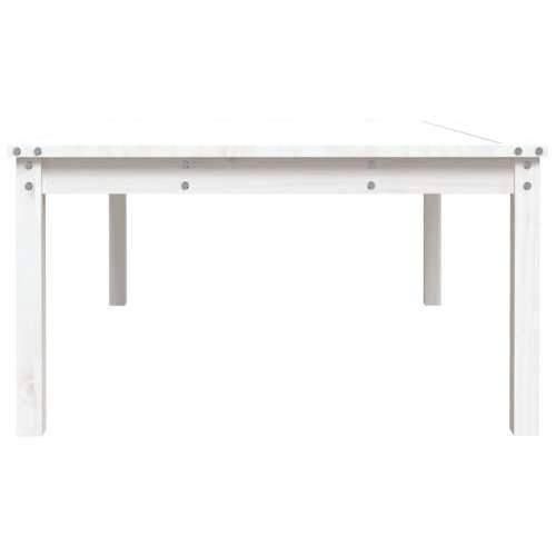 Vrtni stol bijeli 121x82,5x45 cm od masivne borovine - Bijela boja bora 121 x 82.5 x 45 cm 1 Cijena