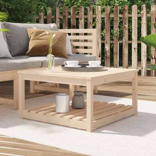 Vrtni stol 82,5x82,5x45 cm od masivne borovine - Prirodna boja bora 82.5 x 82.5 x 45 cm 1 Cijena