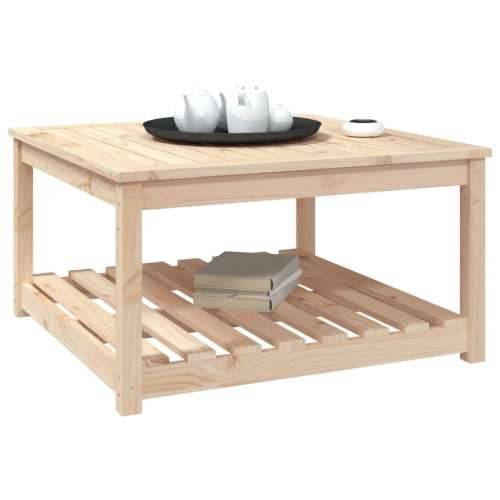 Vrtni stol 82,5x82,5x45 cm od masivne borovine - Prirodna boja bora 82.5 x 82.5 x 45 cm 1 Cijena