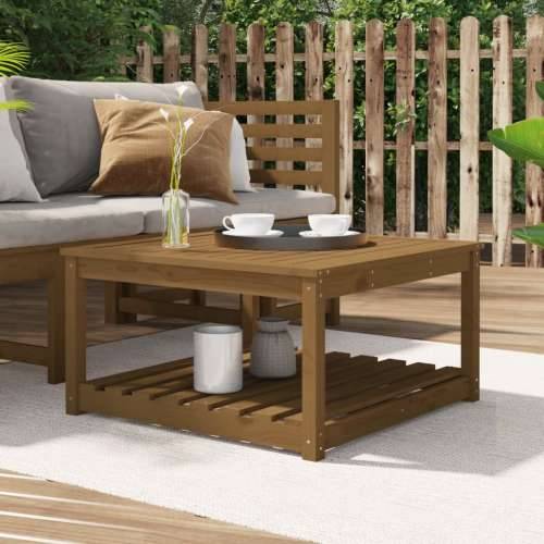 Vrtni stol boja meda 82,5x82,5x45 cm od masivne borovine - Smeđa boja bora 82.5 x 82.5 x 45 cm 1 Cijena