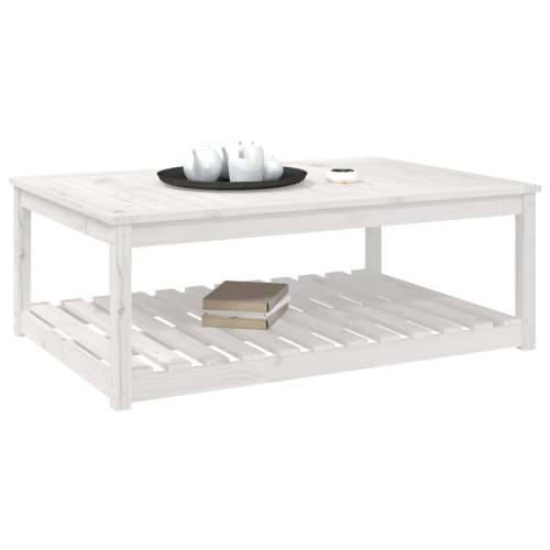 Vrtni stol bijeli 121x82,5x45 cm od masivne borovine - Bijela boja bora 121 x 82.5 x 45 cm 1 Cijena