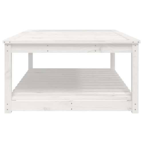 Vrtni stol bijeli 121x82,5x45 cm od masivne borovine - Bijela boja bora 121 x 82.5 x 45 cm 1 Cijena