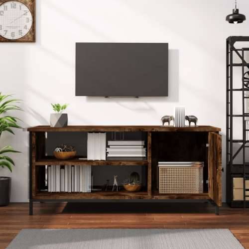 TV ormarić boja dimljenog hrasta 100x40x45 cm konstruirano drvo - Dimljeni hrast 1 Cijena