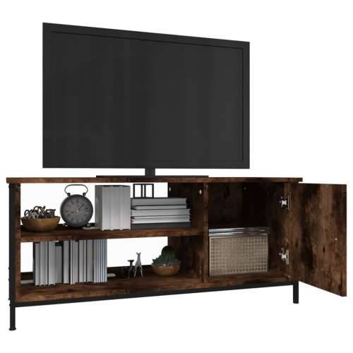 TV ormarić boja dimljenog hrasta 100x40x45 cm konstruirano drvo - Dimljeni hrast 1 Cijena