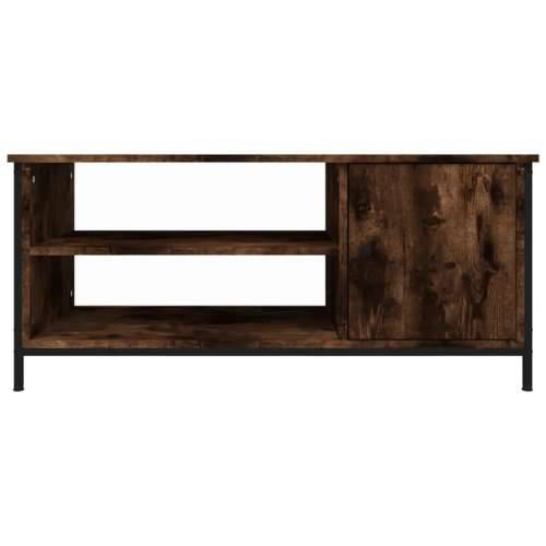 TV ormarić boja dimljenog hrasta 100x40x45 cm konstruirano drvo - Dimljeni hrast 1 Cijena