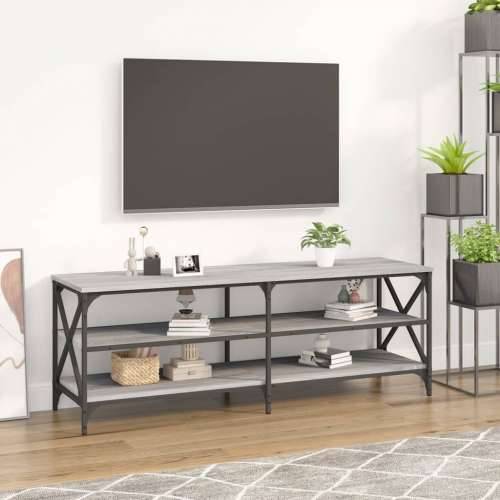 TV ormarić boja hrasta sonome 140x40x50 cm konstruirano drvo - Sivi hrast sonoma 1 140 cm Cijena