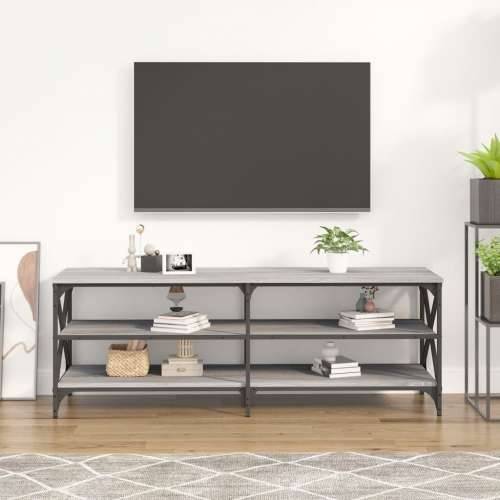 TV ormarić boja hrasta sonome 140x40x50 cm konstruirano drvo - Sivi hrast sonoma 1 140 cm Cijena