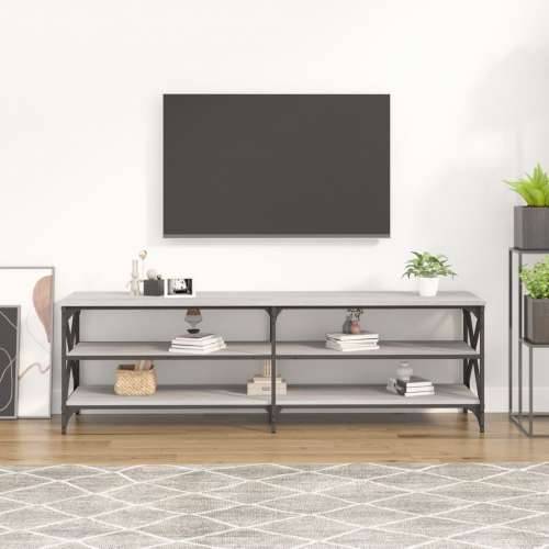 TV ormarić boja hrasta sonome 160x40x50 cm konstruirano drvo - Sivi hrast sonoma 1 160 cm Cijena