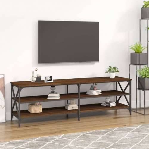 TV ormarić Smeđi hrast 160x40x50 cm konstruirano drvo - Smeđi hrast 1 160 cm Cijena