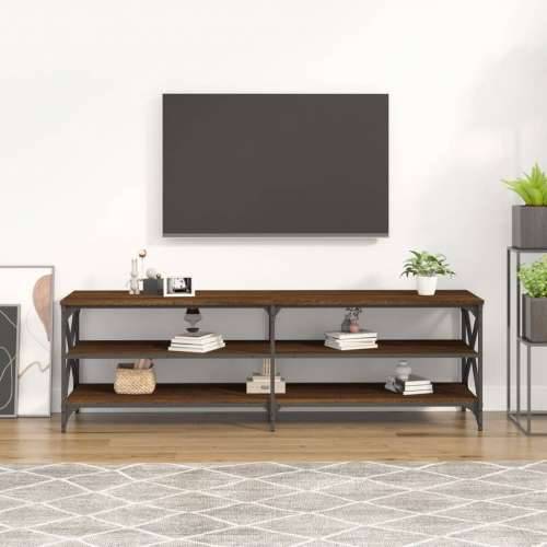 TV ormarić Smeđi hrast 160x40x50 cm konstruirano drvo - Smeđi hrast 1 160 cm Cijena