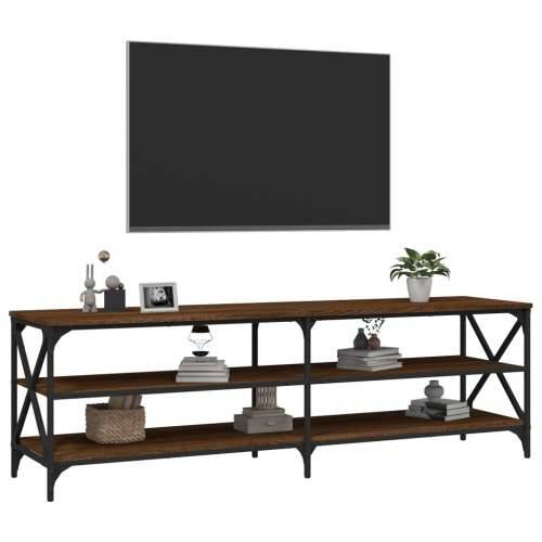 TV ormarić Smeđi hrast 160x40x50 cm konstruirano drvo - Smeđi hrast 1 160 cm Cijena