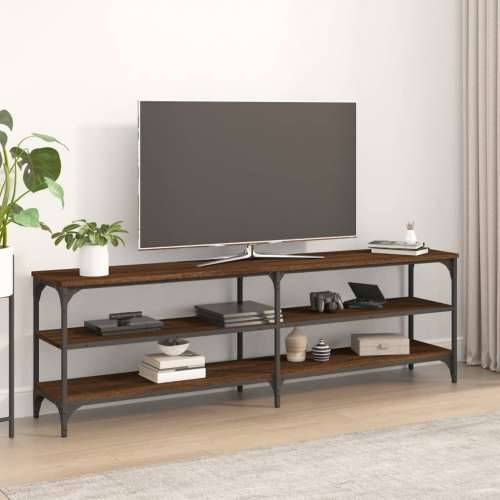 TV ormarić Smeđi hrast 160x30x50 cm konstruirano drvo