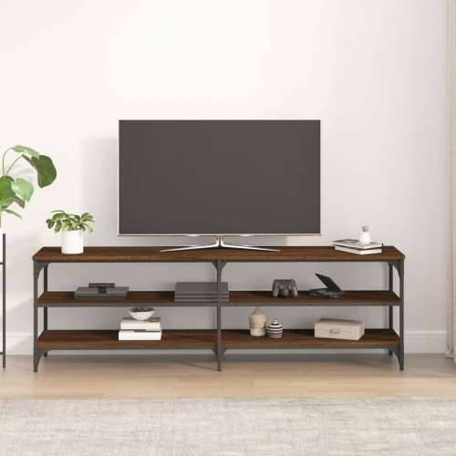 TV ormarić Smeđi hrast 160x30x50 cm konstruirano drvo Cijena