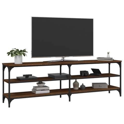 TV ormarić Smeđi hrast 160x30x50 cm konstruirano drvo - Smeđi hrast 1 160 cm Cijena