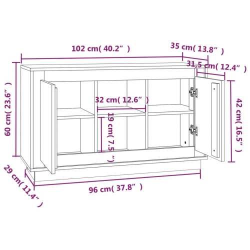 Komoda sjajna bijela 200x30x50 cm od konstruiranog drva - Visoko sjajno bijela 1 Cijena
