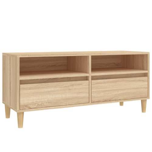 TV ormarić boja hrasta sonome 100x34,5x44,5cm konstruirano drvo - sonoma hrast 1 100 cm 34.5 cm Cijena