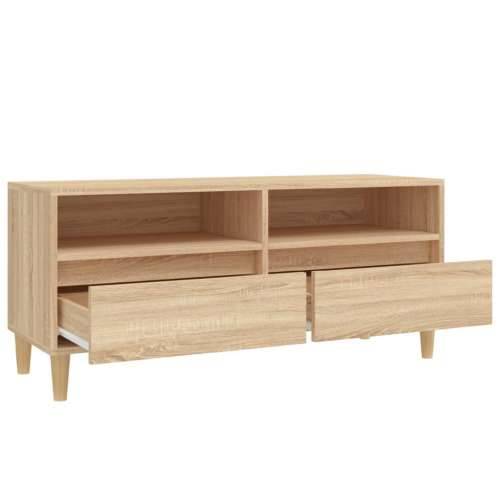 TV ormarić boja hrasta sonome 100x34,5x44,5cm konstruirano drvo - sonoma hrast 1 100 cm 34.5 cm Cijena