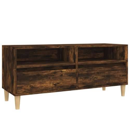 TV ormarić boja dimljenog hrasta 100x34,5x44,5konstruirano drvo - Dimljeni hrast 1 100 cm 34.5 cm Cijena