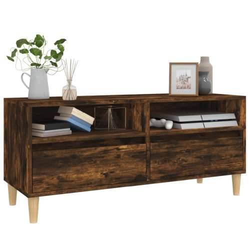 TV ormarić boja dimljenog hrasta 100x34,5x44,5konstruirano drvo - Dimljeni hrast 1 100 cm 34.5 cm Cijena