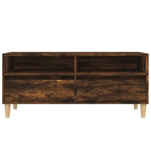 TV ormarić boja dimljenog hrasta 100x34,5x44,5konstruirano drvo - Dimljeni hrast 1 100 cm 34.5 cm Cijena