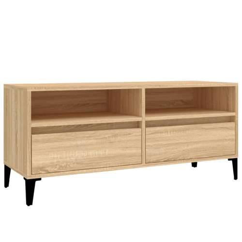 TV ormarić boja hrasta sonome 100x34,5x44,5cm konstruirano drvo Cijena