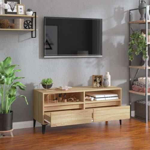 TV ormarić boja hrasta sonome 100x34,5x44,5cm konstruirano drvo Cijena