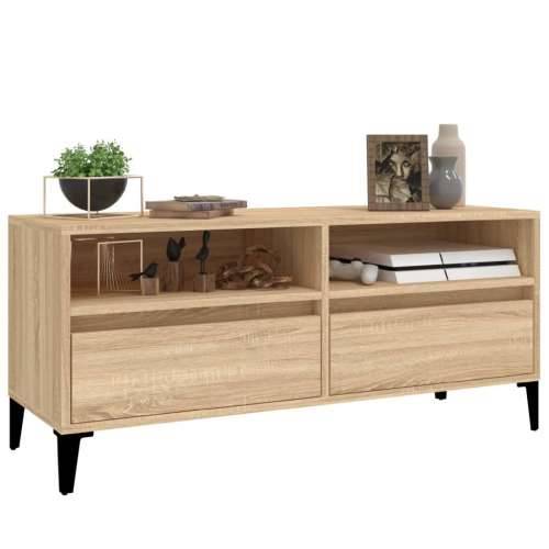 TV ormarić boja hrasta sonome 100x34,5x44,5cm konstruirano drvo Cijena