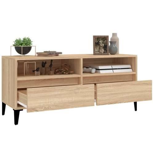 TV ormarić boja hrasta sonome 100x34,5x44,5cm konstruirano drvo Cijena