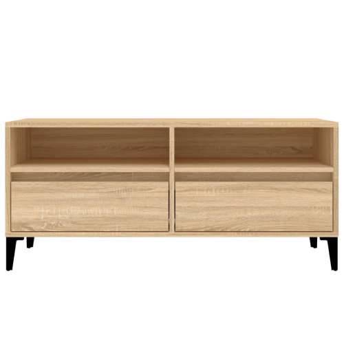 TV ormarić boja hrasta sonome 100x34,5x44,5cm konstruirano drvo Cijena