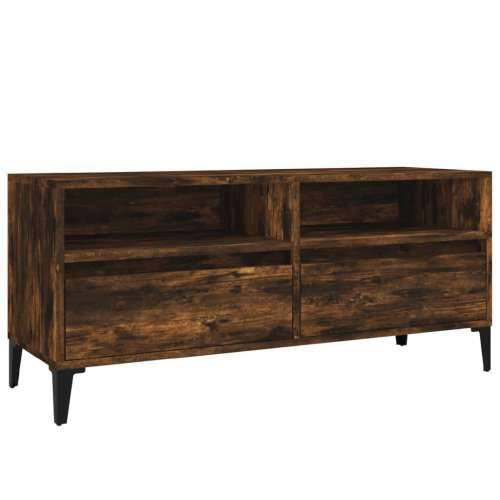 TV ormarić boja dimljenog hrasta 100x34,5x44,5konstruirano drvo - Dimljeni hrast 1 100 cm 34.5 cm Cijena