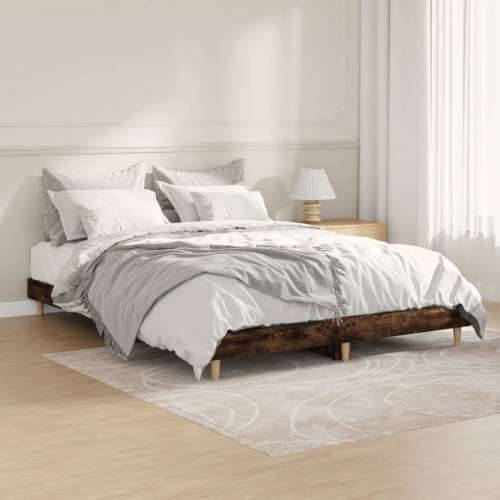 Okvir za krevet boja hrasta 140x190 cm konstruirano drvo