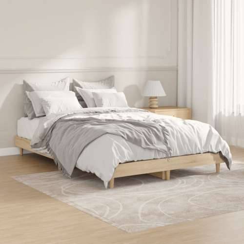 Okvir za krevet boja hrasta 120x190 cm od konstruiranog drva