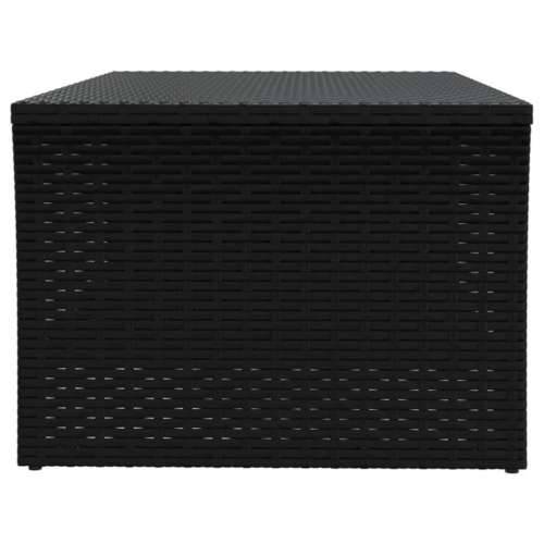 Stolić za kavu crni 100 x 50 x 40 cm od poliratana - Crna 1 Cijena