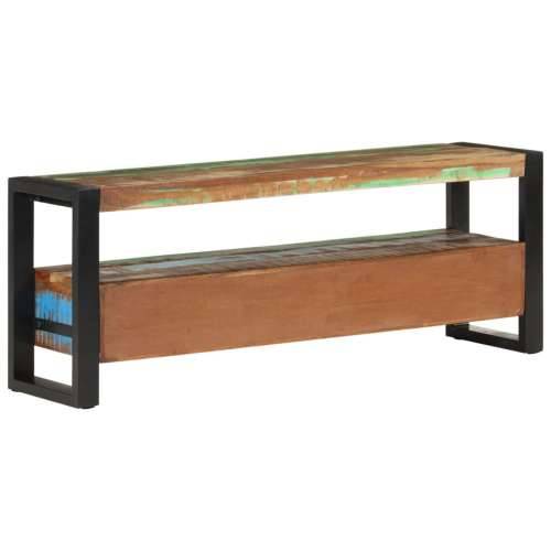 TV ormarić 120 x 30 x 45 cm od masivnog obnovljenog drva - 1 120 cm masivno obnovljeno drvo Cijena
