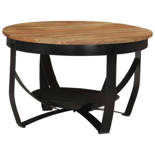 Stolić za kavu Ø 68 x 43 cm od masivnog drva bagrema i željeza Cijena