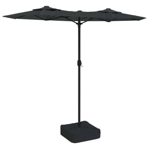 Dvostruki vrtni suncobran s LED svjetlima antracit 316 x 240 cm - Antracit 1 Cijena